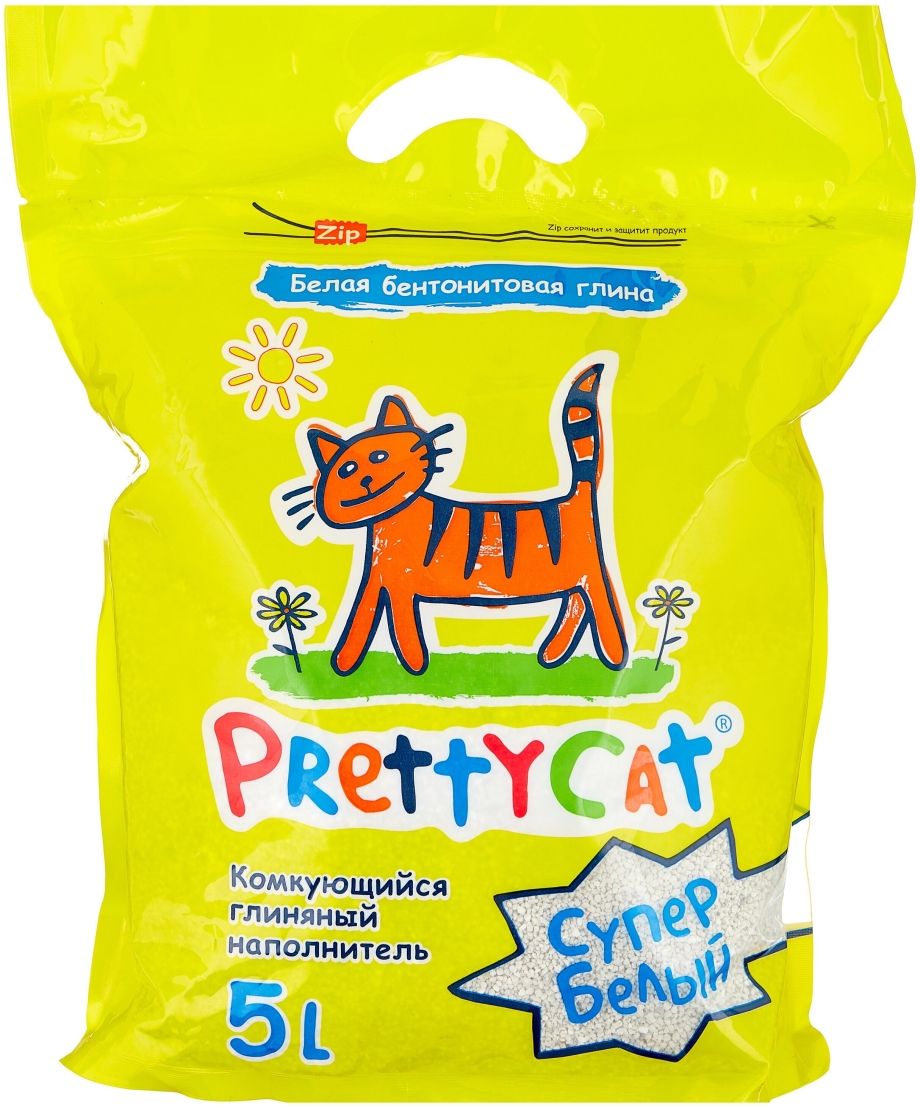 Впитывающий наполнитель PRETTYCAT Кристаллы чистоты 1.9 кг