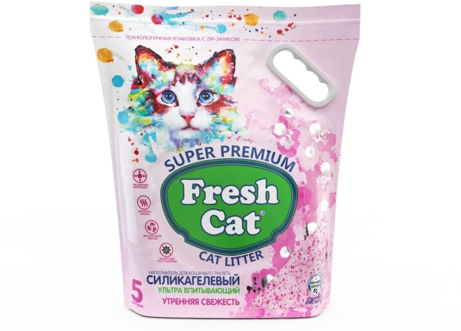 Наполнитель Фреш Кэт Fresh Cat Утренняя свежесть 5л