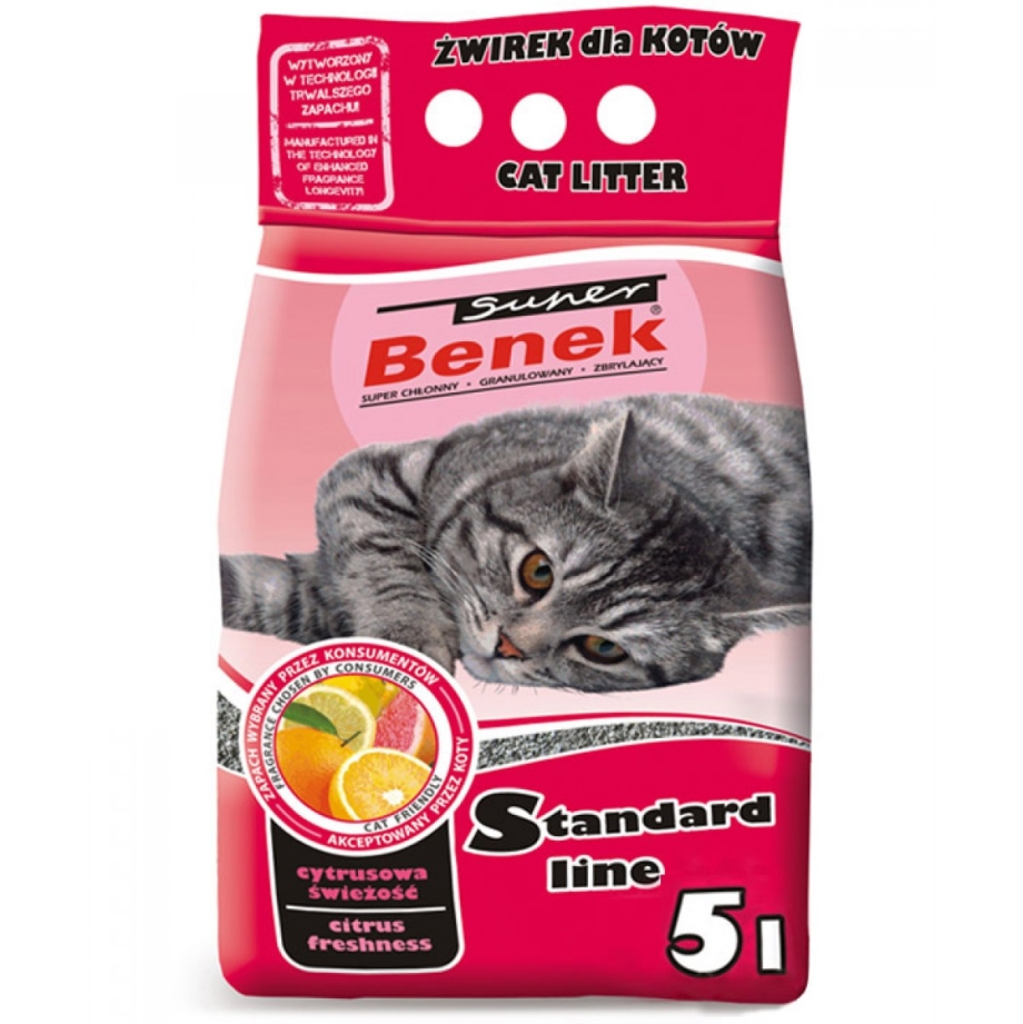 Комкующийся наполнитель super Benek компакт 10 л
