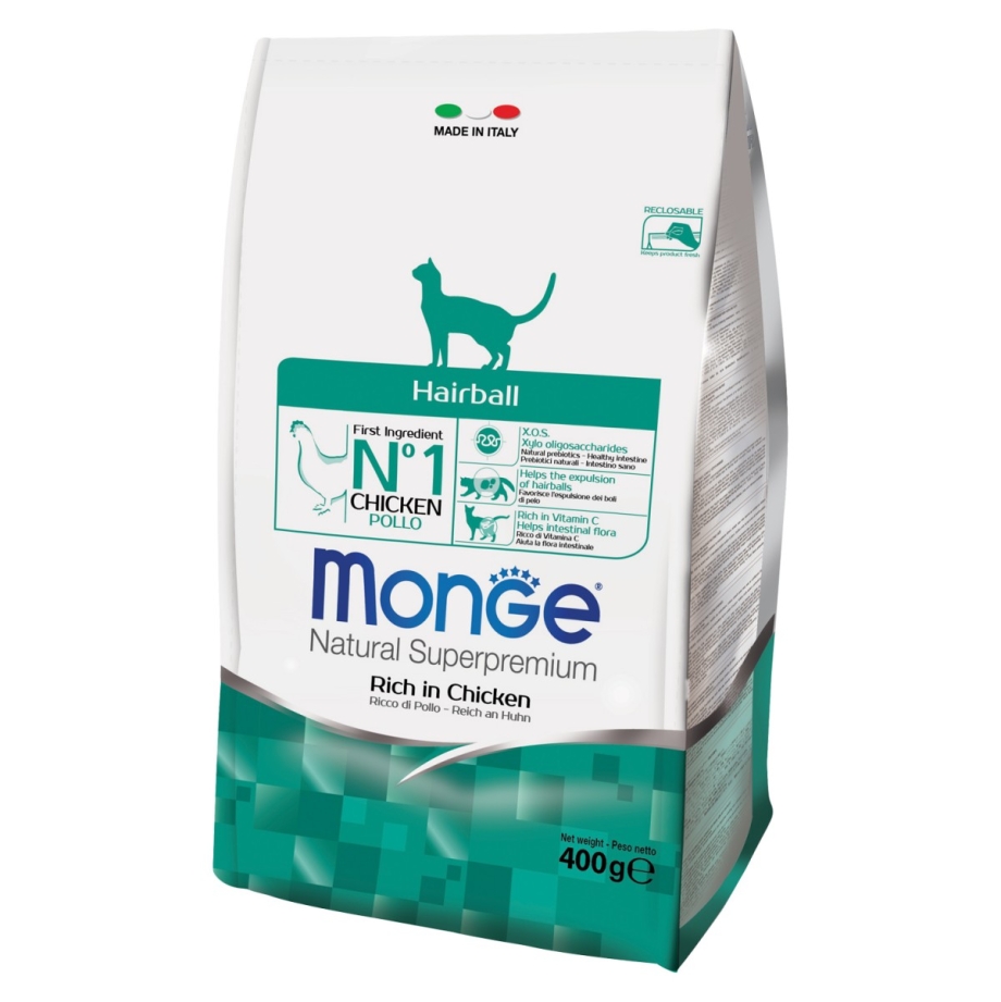 Корм для кошек Monge natural Superpremium с форелью 400 г