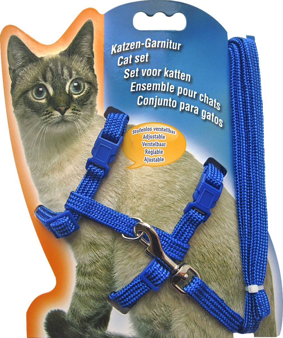 Шлейка для кошек Nobby, красный