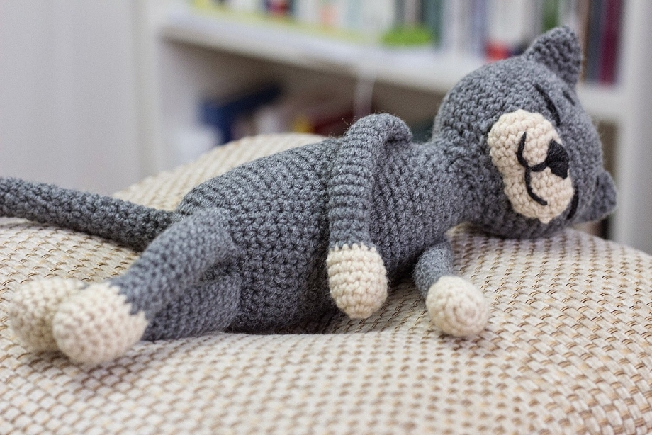 Кот амигуруми крючком