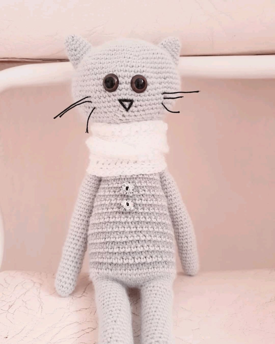 Кот крючком