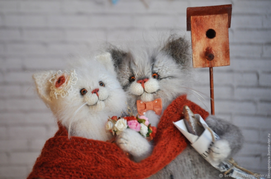 Вязаные котики