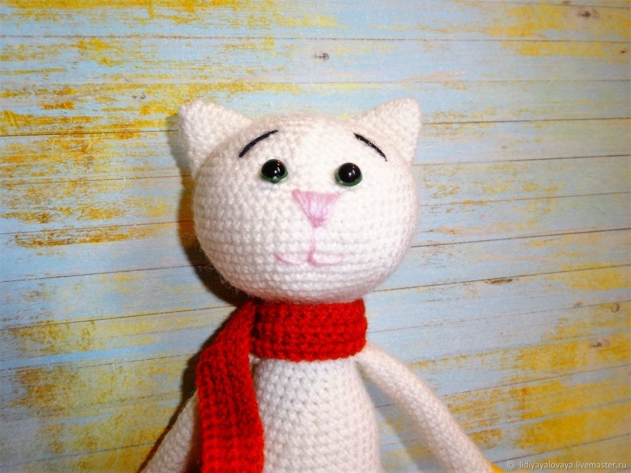 Вязаные игрушки котята