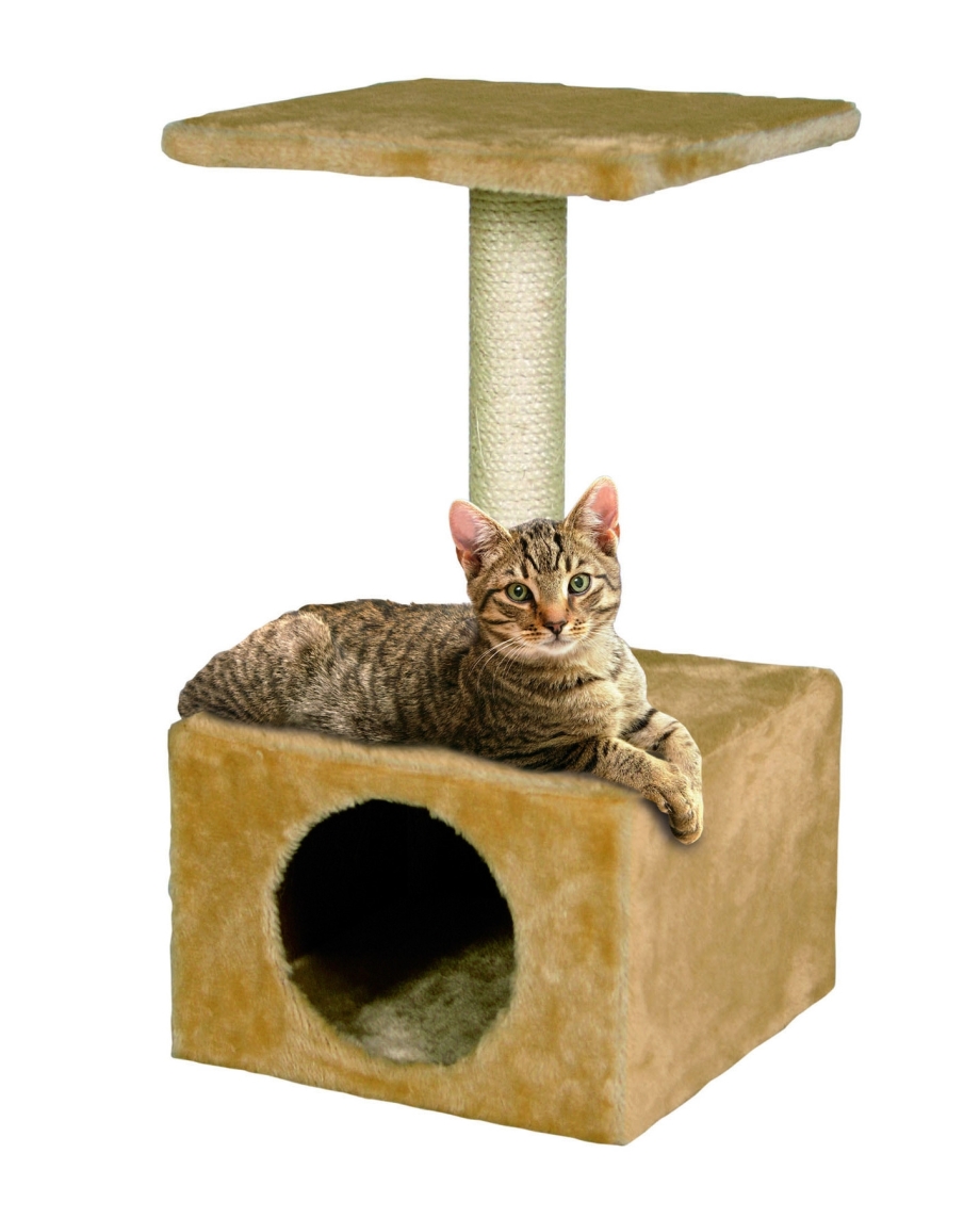 Lilli Pet Amethyst дом-когтеточка бежевая 30х30х55см