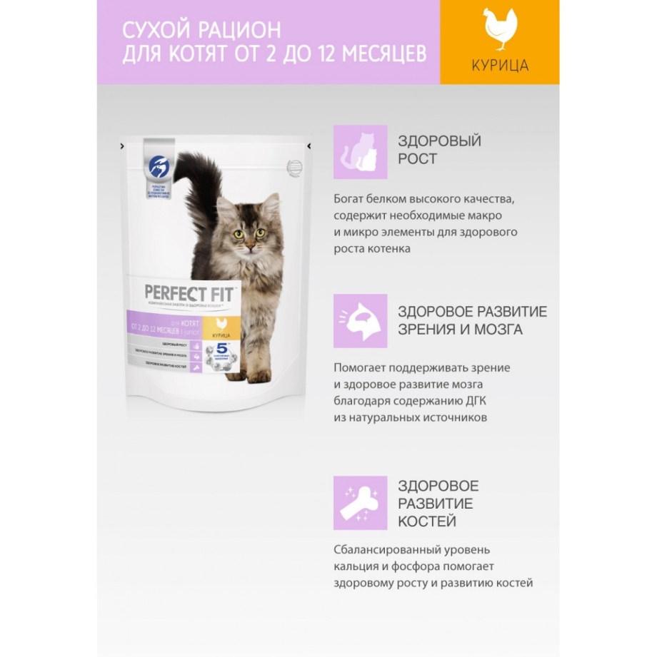 Корм для котят Перфект фит для котят