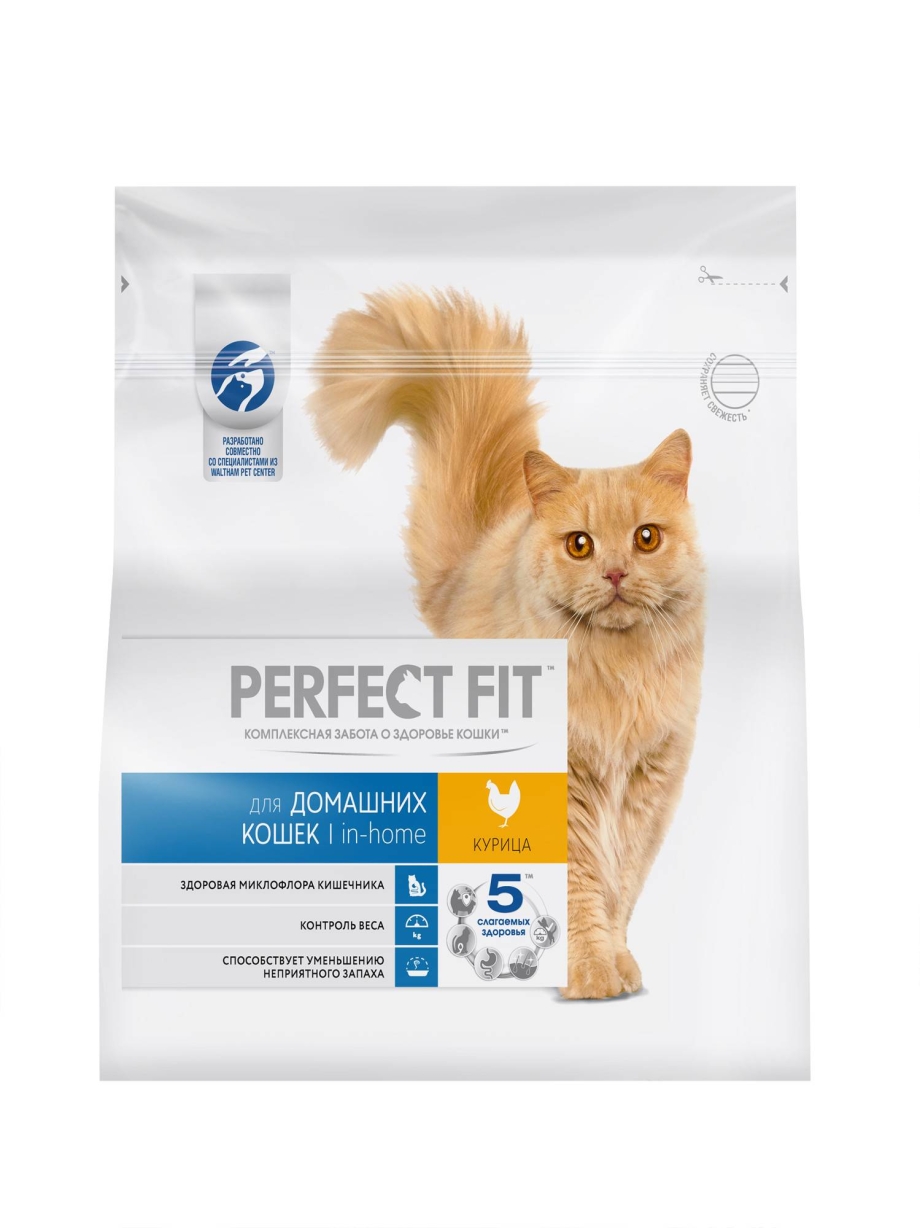 Корм для кошек perfect Fit с курицей 190 г