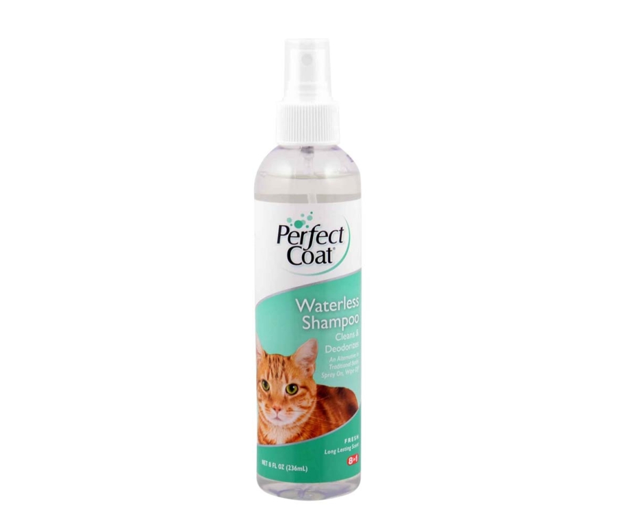 Шампунь 8 in 1 perfect Coat Waterless Shampoo не требующий смывания для кошек 236 мл