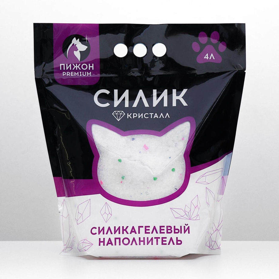 Кошачий наполнитель силикагелевый Кэт степ