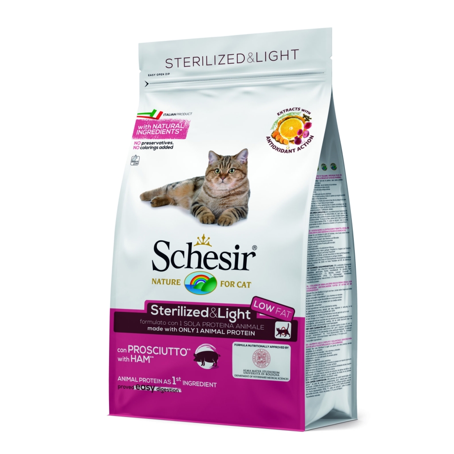 Schesir сухой корм 1.5кг для котят курица