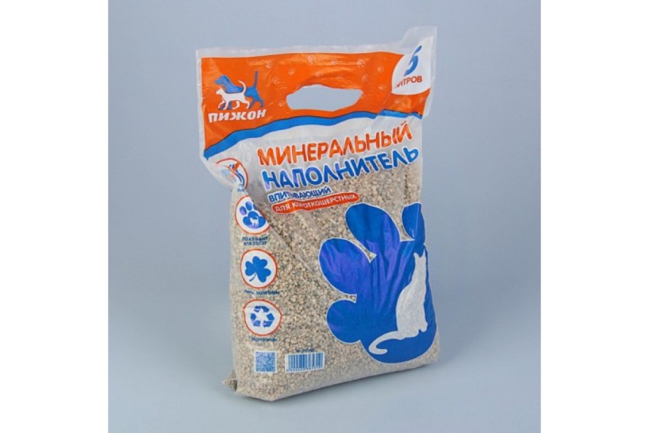 Наполнитель для кошачьего туалета комкующийся Cat Step
