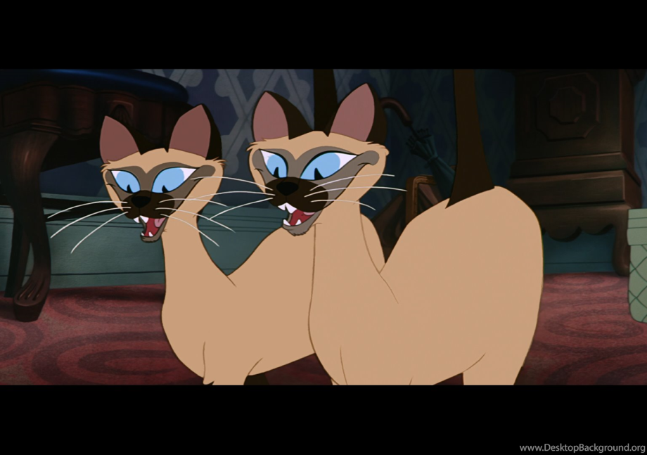 Lady and the Tramp Siamese Cats