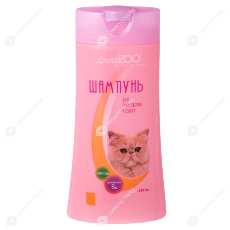 Доктор Zooшампуньддлинношерстных кошек250 мл.