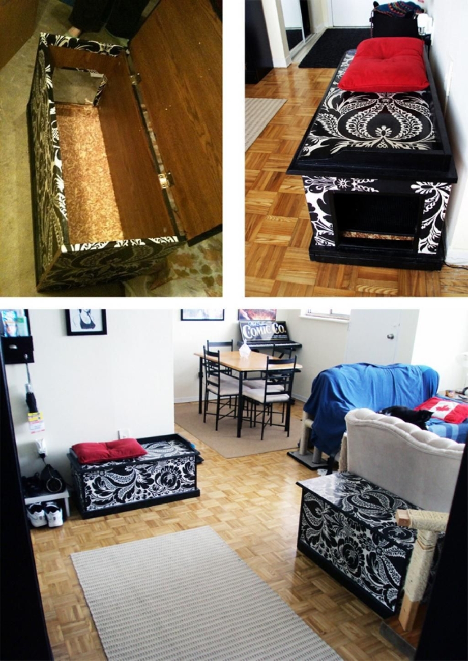 Маскировка кошачьего туалета