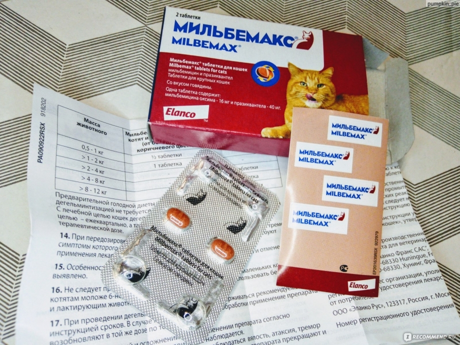 Elanco Мильбемакс для взрослых кошек