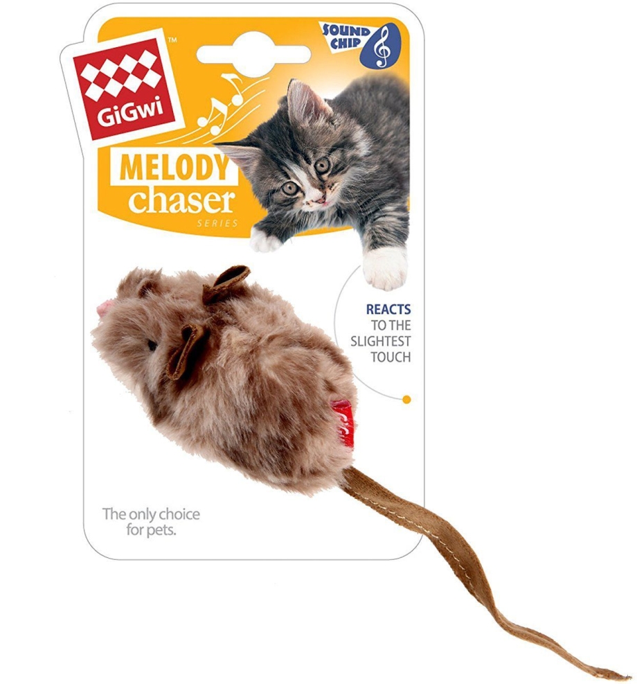 Гигви 75463 игрушка д/кошек "Melody Chaser Series" Тукан со звуковым чипом 10см