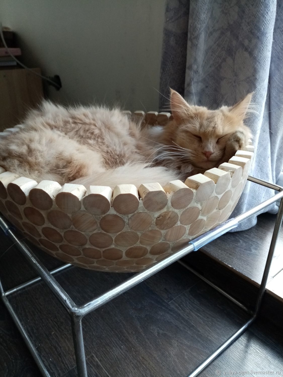 Лежанка гнездо для кота