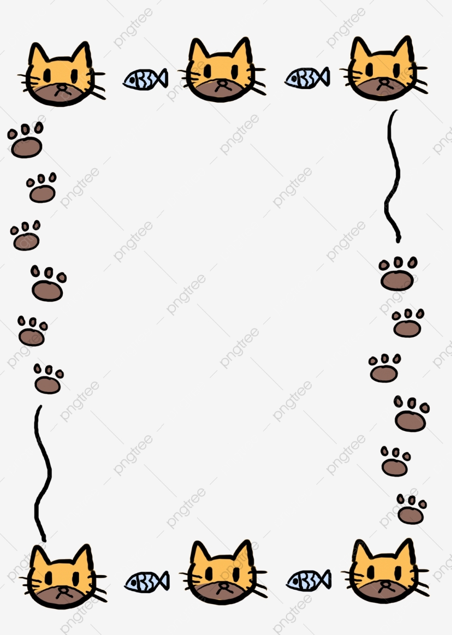 Рамка из кошек