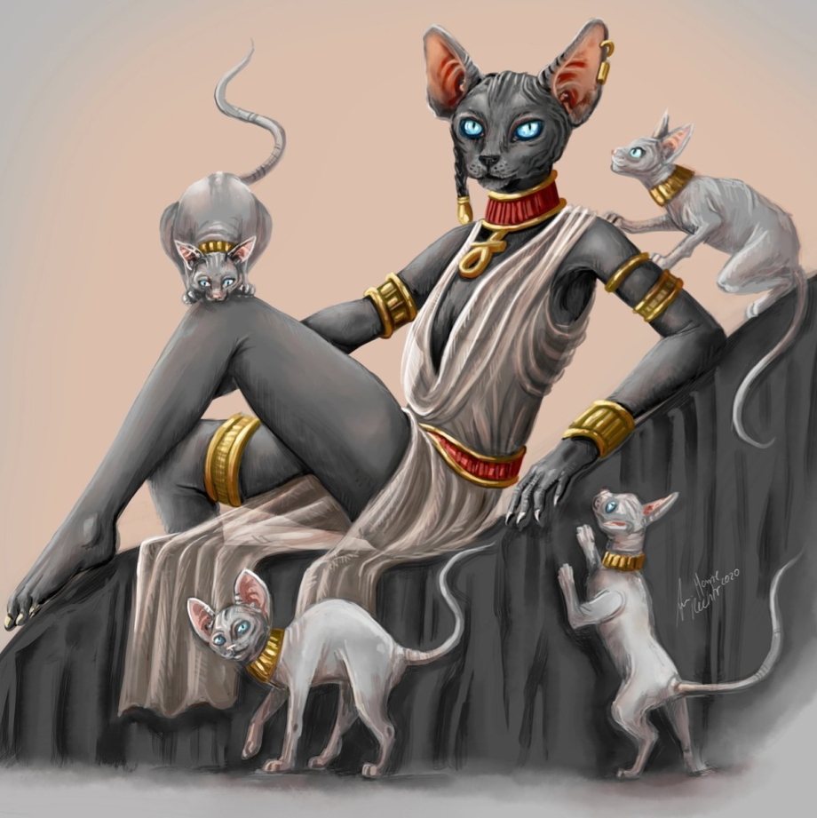 Украшения кошки Бастет