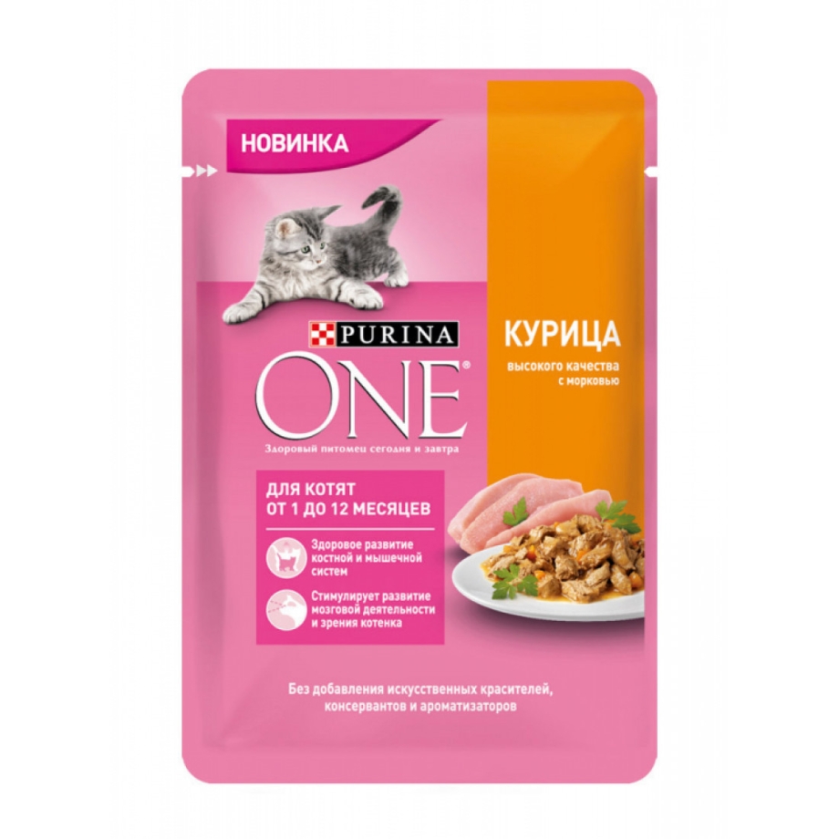 Пурина уан для котят влажный корм