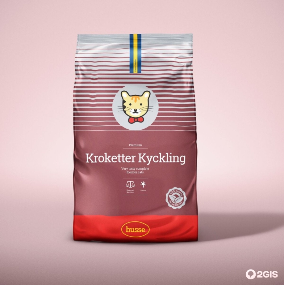 Корм сух Lyster Care, для кошек, 2 кг, Husse