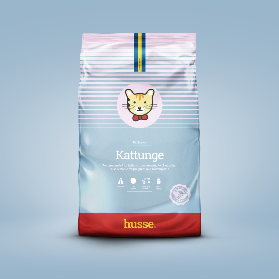 Корм для кошек Husse (7 кг) kroketter Fisk