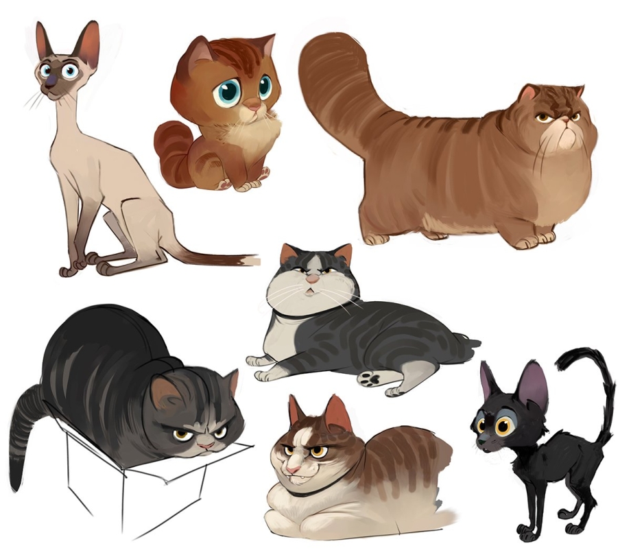 Мультяшные коты