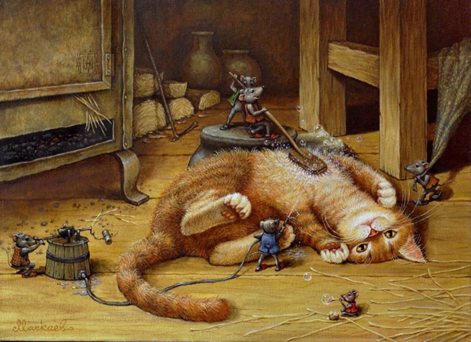Домовой картины Александр Маскаев