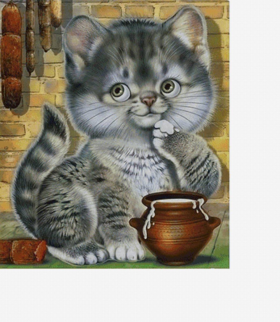 Кувшин с кошками