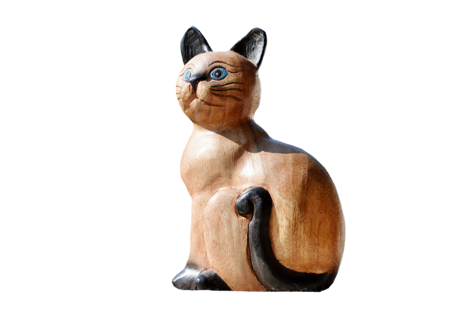 Фигурки кошек из дерева своими руками