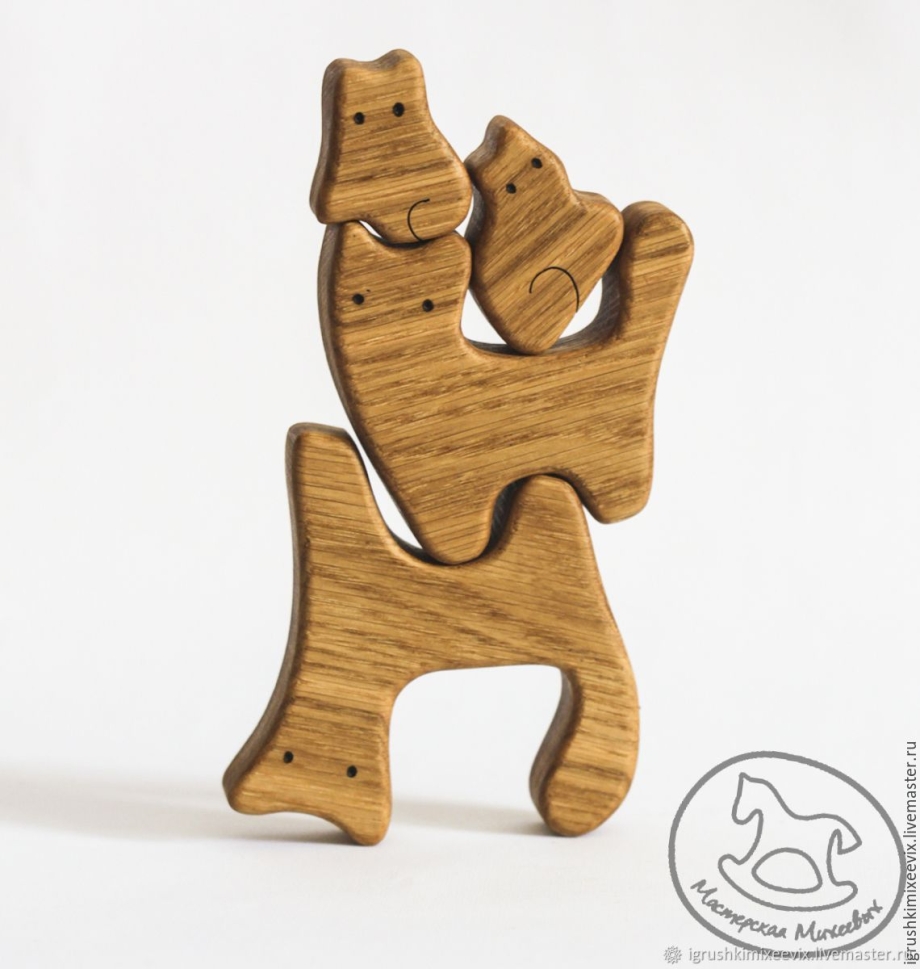 Скандинавские деревянные игрушки