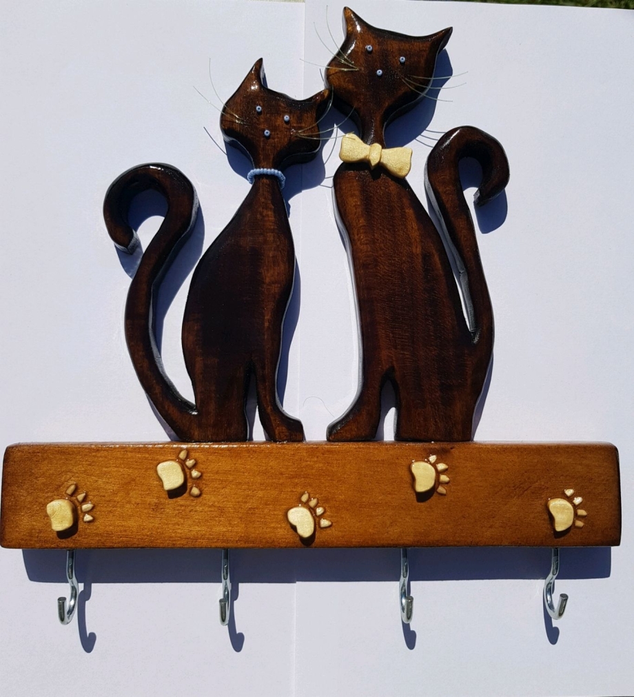 Ключница с котами