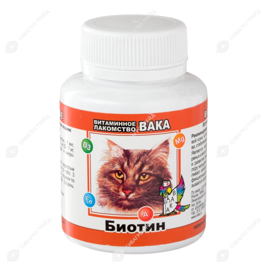 Витамины "Вака" для кошек с таурином
