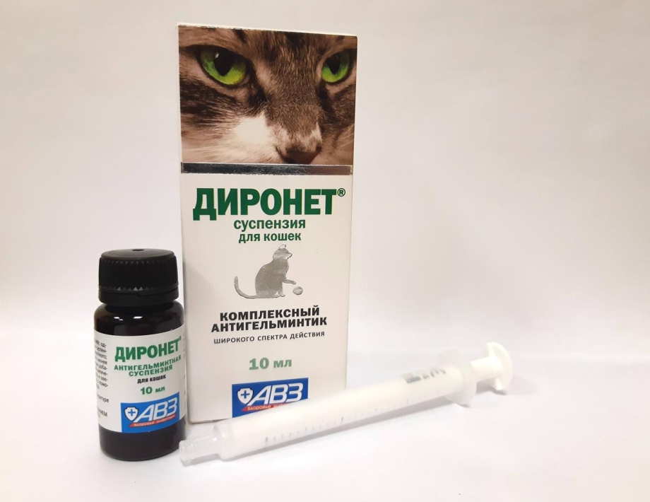 Капли диронет спот для кошек