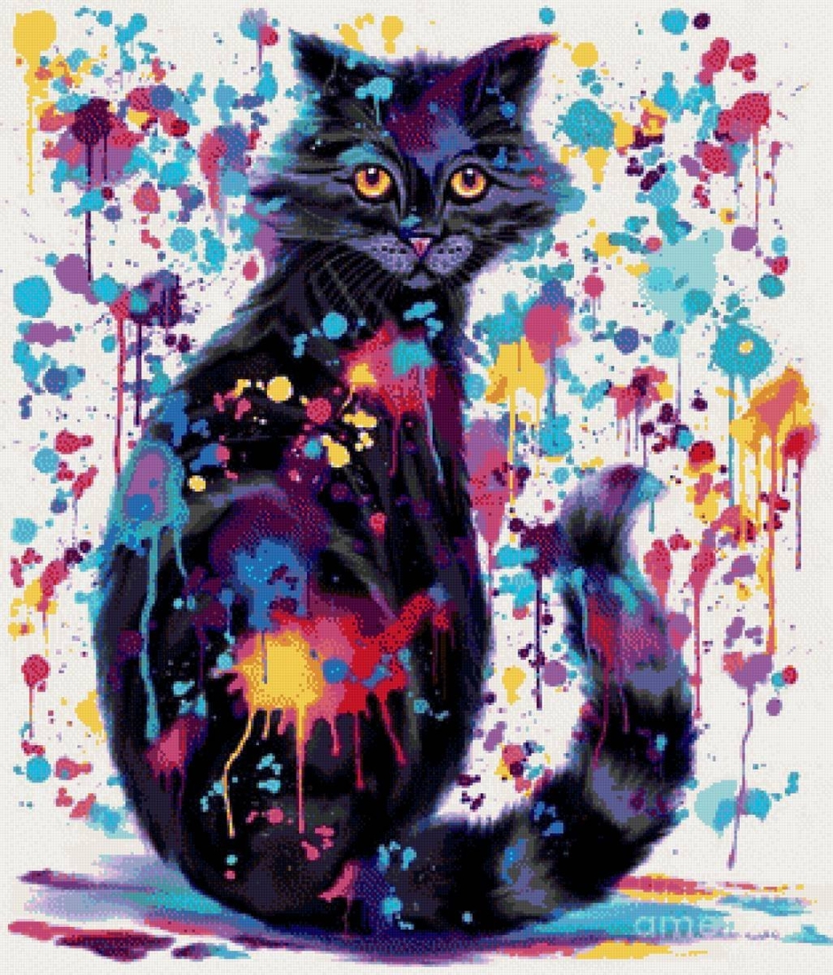 Кошки цветные