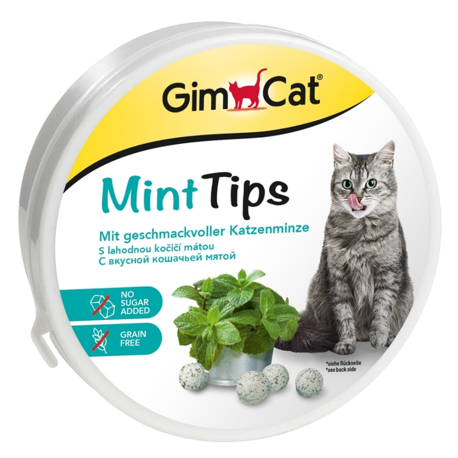 GIMCAT витамины "Cat-MINTIPS" С кошачьей мятой