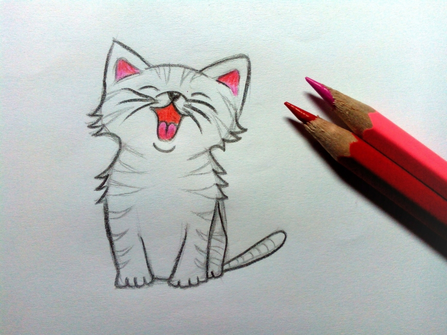 Рисование кошки