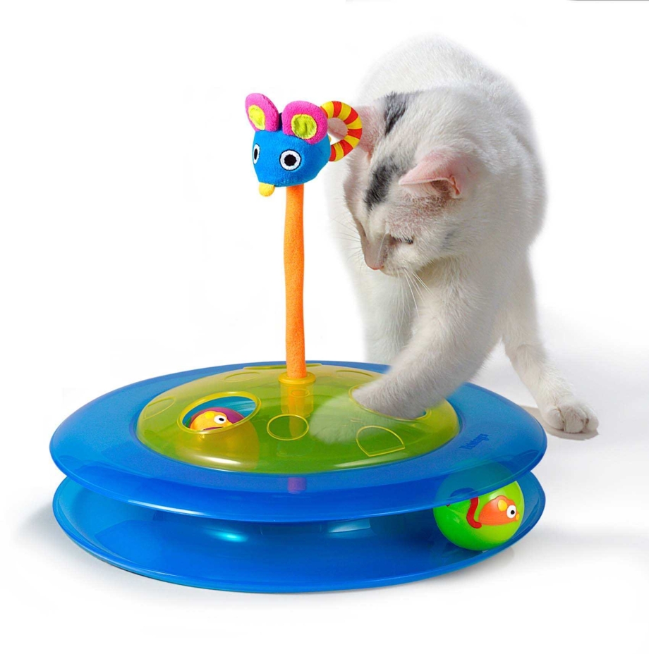 Игрушка PETSTAGES трек для кошек с двумя мячиками