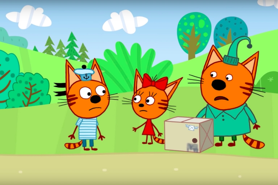 Мультфильм три кота мультики