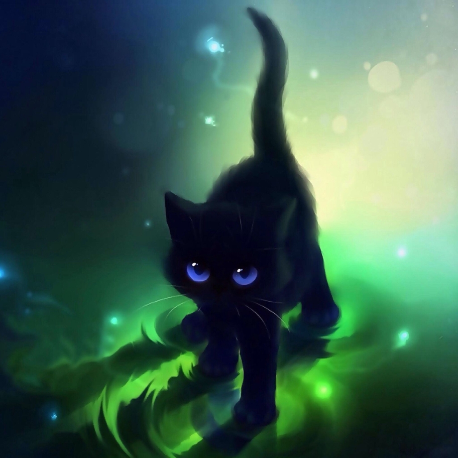 Аниме кот
