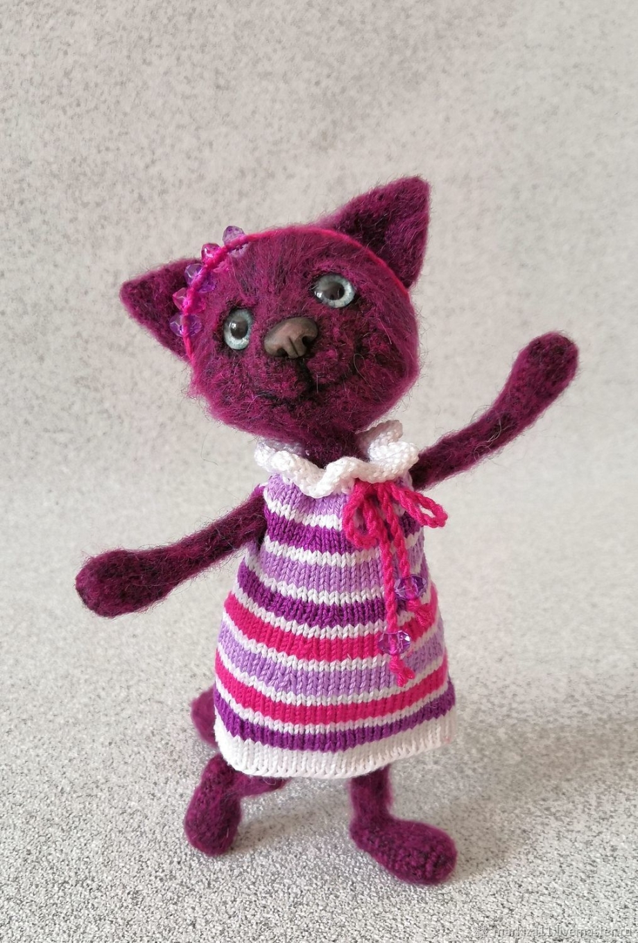 Мягкая игрушка кошка Карамелька