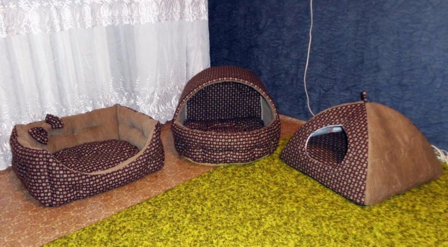 Шьем лежанку для кошки