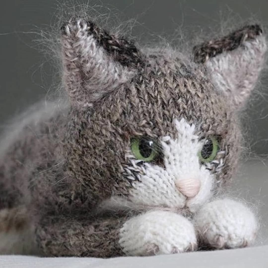 Вязаные котики