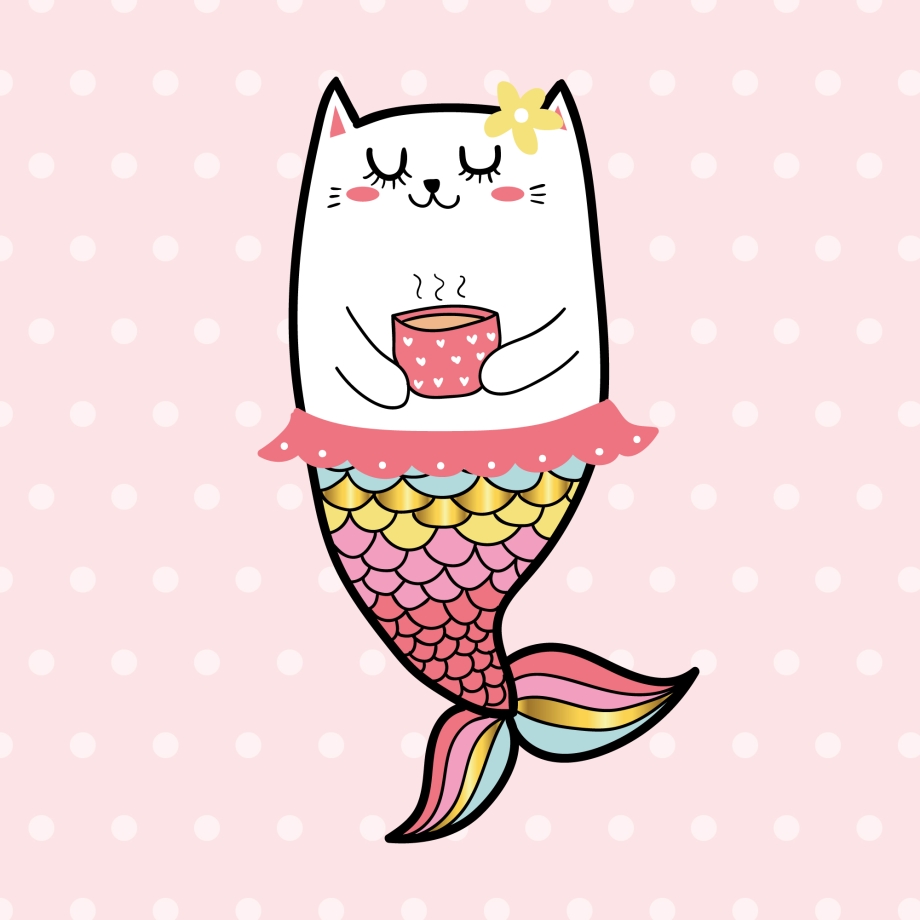 Котенок Русалка