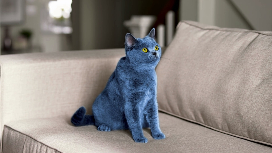 Русская голубая кошка