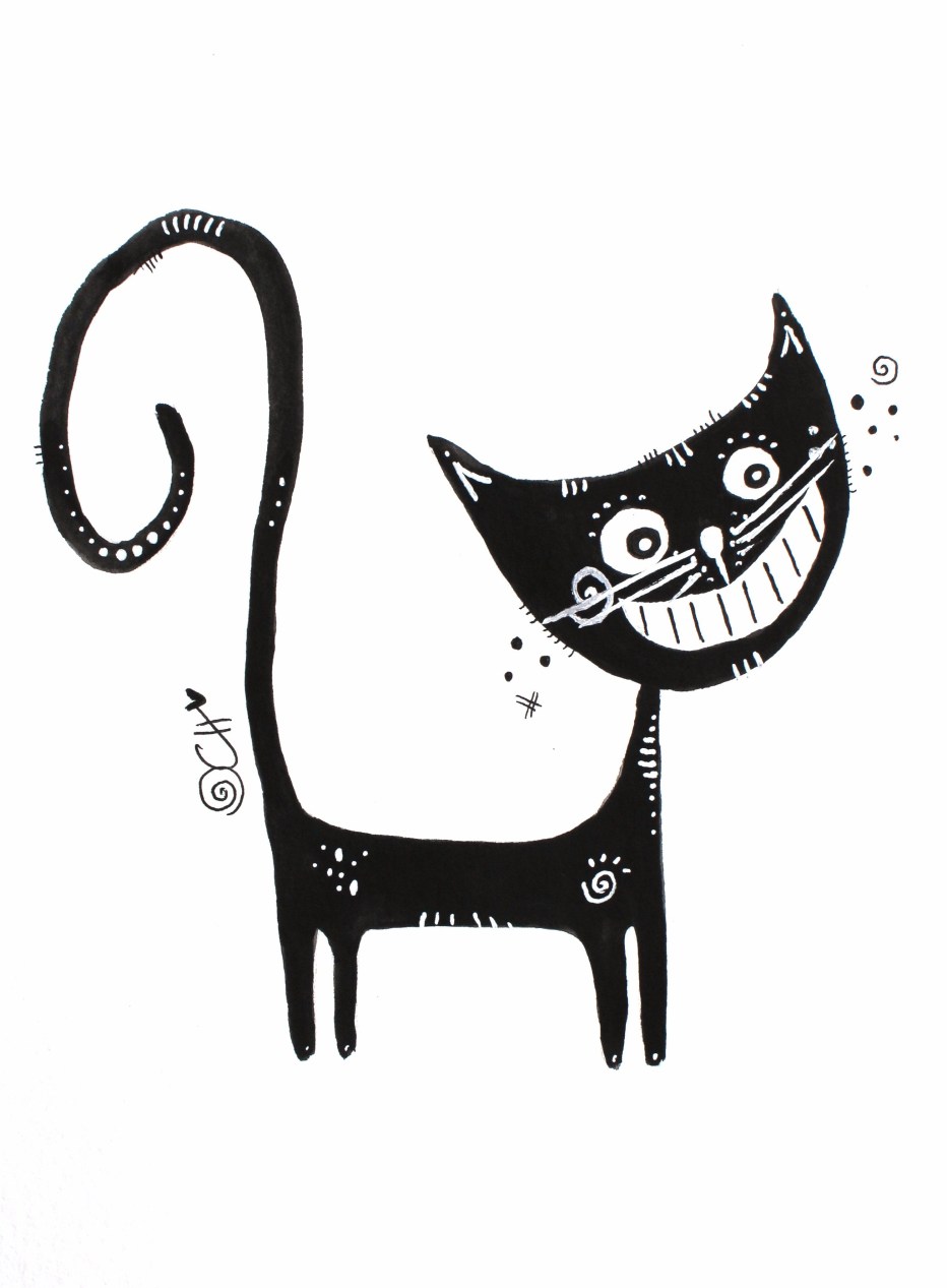 Стилизованная кошка
