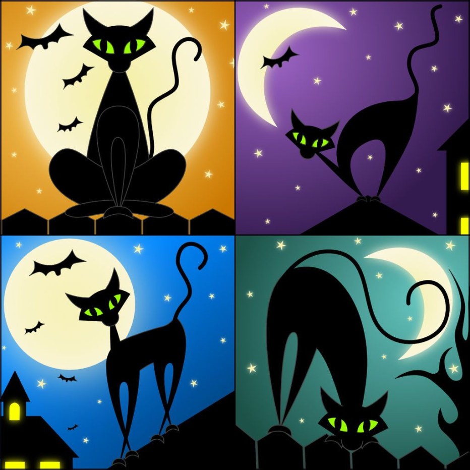 Стилизованные кошки