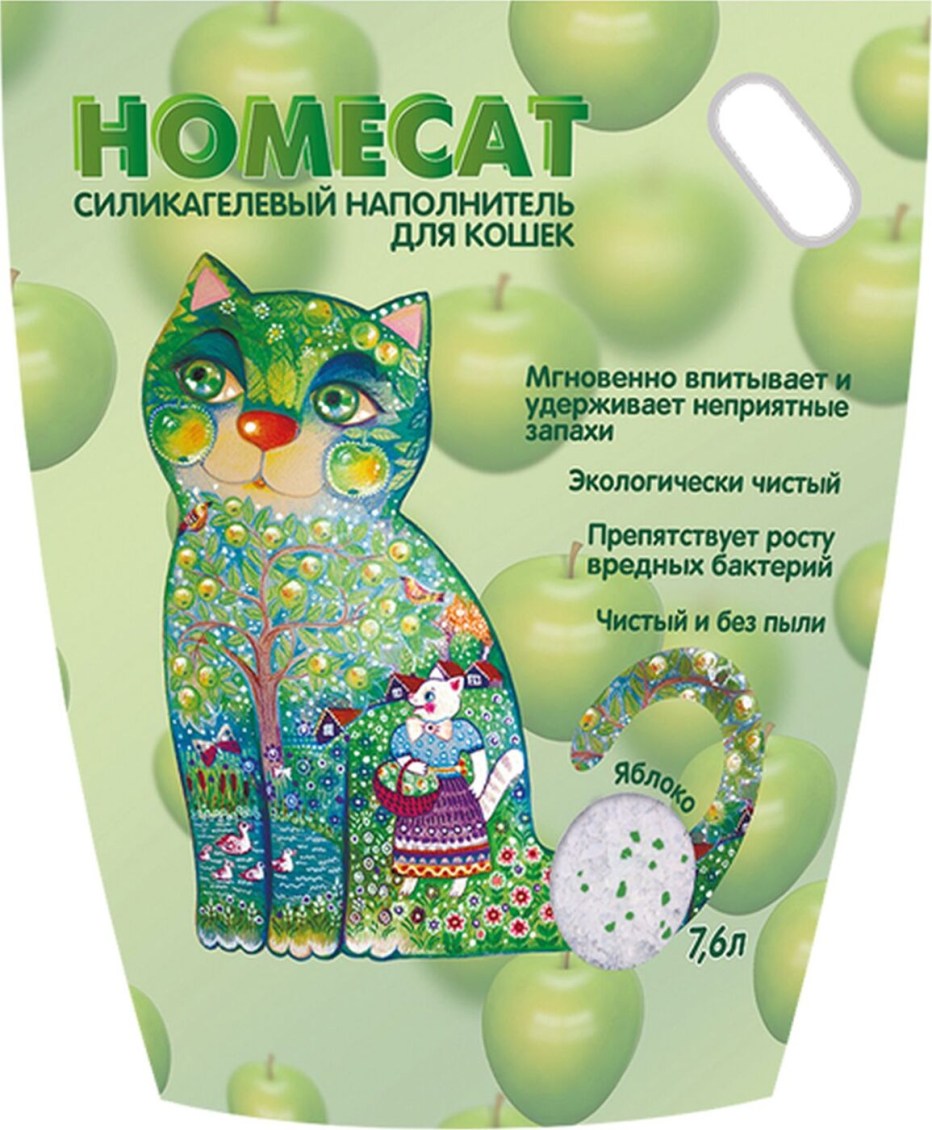 Наполнитель для кошачьего туалета Homecat