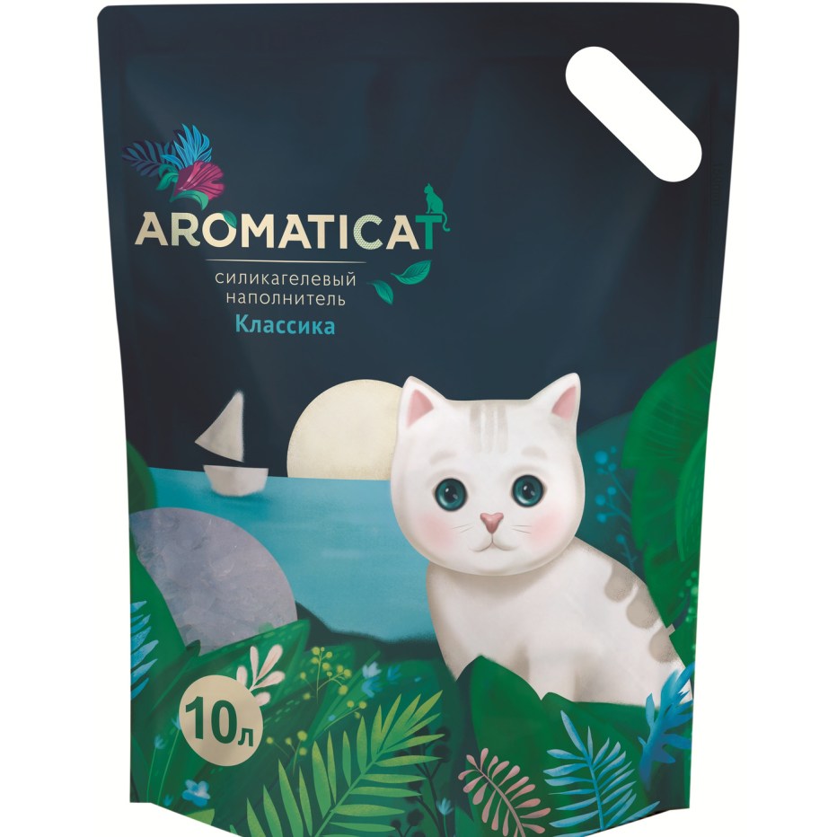 Наполнитель AROMATICAT классика силикагелевый 10л